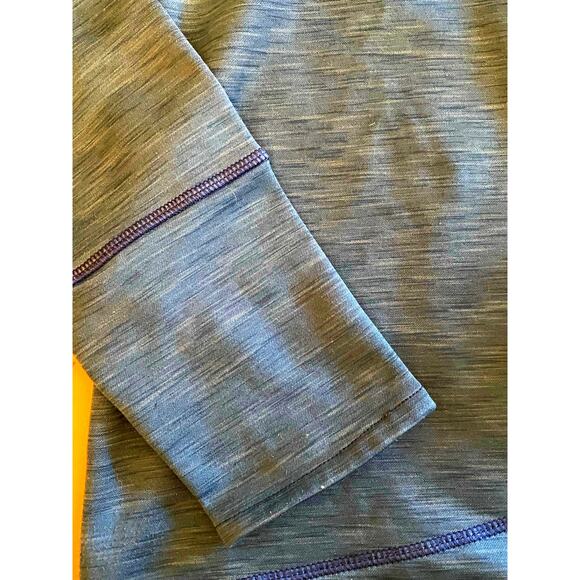 Ascend Teal Pro-Knit Funnel Cowl Neck Winter Sweatshirt Large - Picture 4 of 9